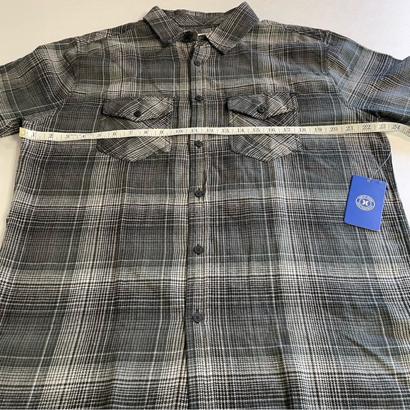 Hurley Men's Paradise City Flannel Shirt Hunter Green Size Medium - Picture 3 of 14